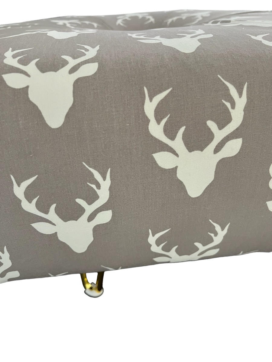 Stag Head Foot Stool