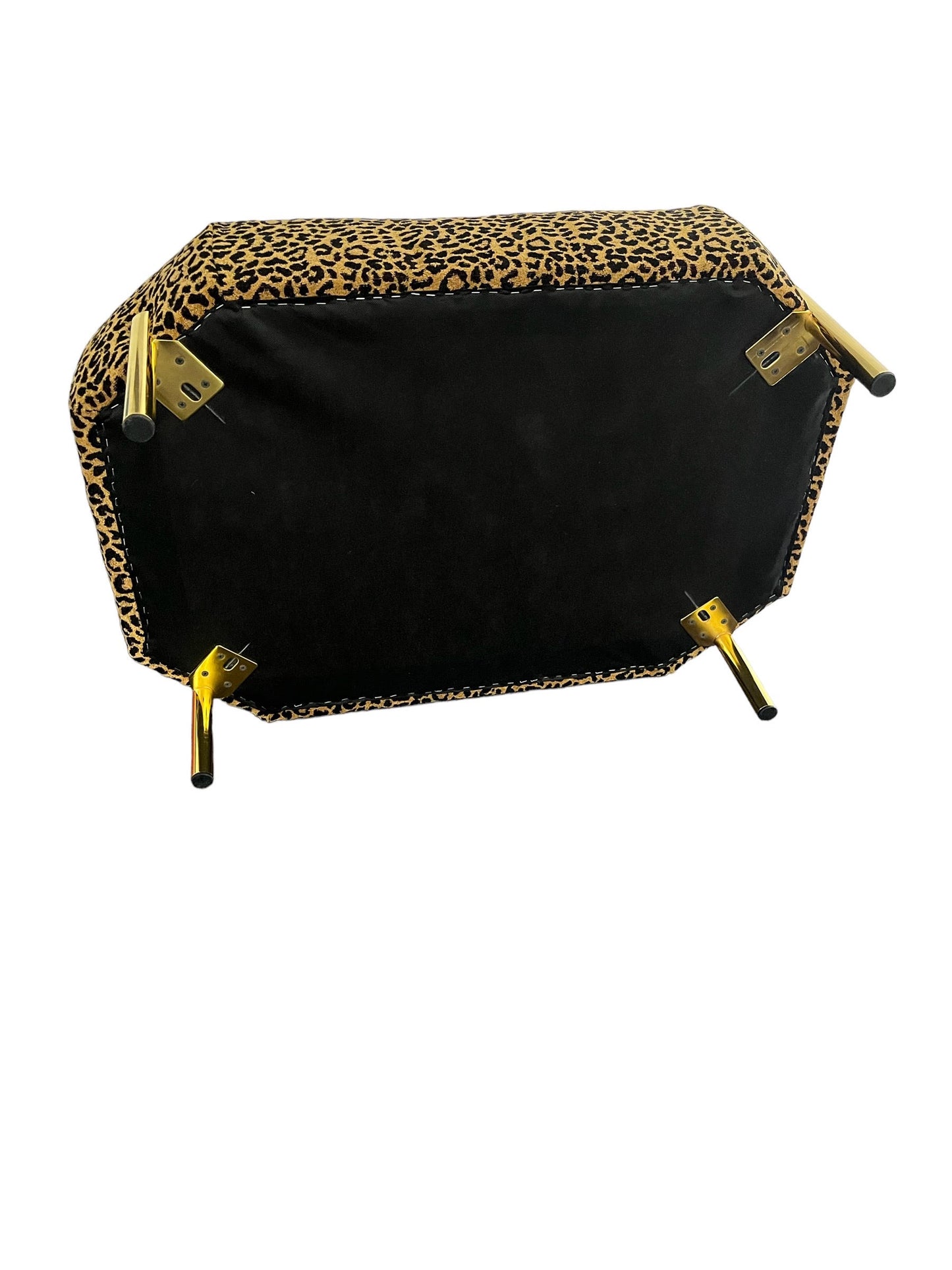 Large Leopard Ottoman